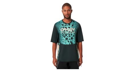 Oakley maven rc short sleeve jersey green l