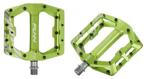 Paire de Pédales Plates Funn Funndamental GRS Vert