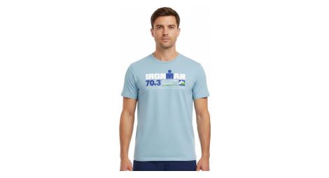 T-shirt manches courtes ironman 70.3 zell am see bleu ciel homme