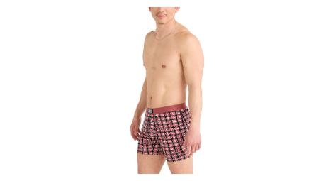 Saxx ultra super soft fly sign off boxer rosso/nero uomo