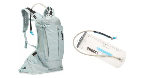Sac à dos femme thule vital 8l gris bleu alaska + poche à eau thule 2.5l