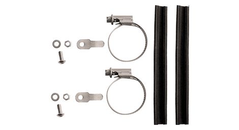 Kit de fixation pour porte-bagages avant tubus lm-bf pour fourches sans œillets