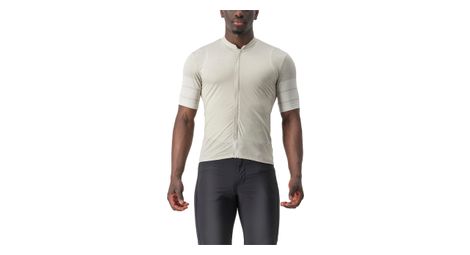 Maillot manches courtes castelli unlimited terra gris