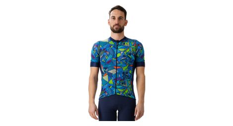 Maillot manches courtes ale over bleu