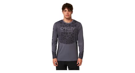 Oakley maven rc frog long sleeve jersey black s
