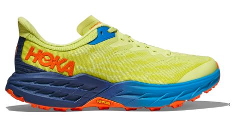  zapatillas de trail running hoka speedgoat 5 - amarillas azules