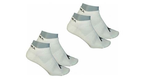 Chaussettes runa low blanc 2 paires    chaussettes  chaussettes et manchons  textile trail/running  trail/running