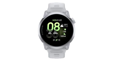 coros pace 4 gps watch aluminum white cloud silicone