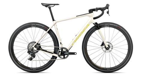 orbea terra m21eteam gravel bike 1x sram force xplr etap axs 12 speed 700 mm ivory white 2025 t m 173 179 cm refurbished product