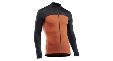 Maillot manches longues northwave force 2 orange/noir