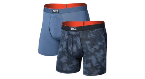 Boxers Saxx Multi-Sport Mesh Bleu Homme (Lot de 2)