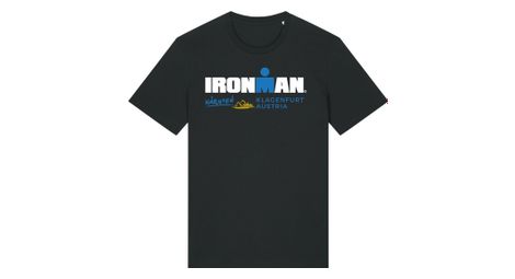Maglietta a maniche corte ironman austria nero uomo