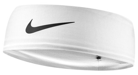 Cinta de pelo nike dri-fit fury classic blanca