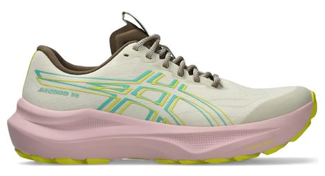 Zapatillas de running Asics GT-2000 14 TR Beige/Rosa/Verde para mujer