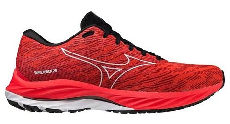 Chaussures de running mizuno wave rider 26 rouge