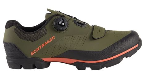 Chaussures de vtt bontrager foray gris olive orange