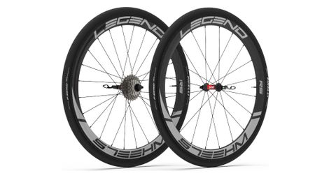 Paire de roues legend wheels 50p rs  patins 9x100 9x135mm dt swiss 180 exp shimano sram