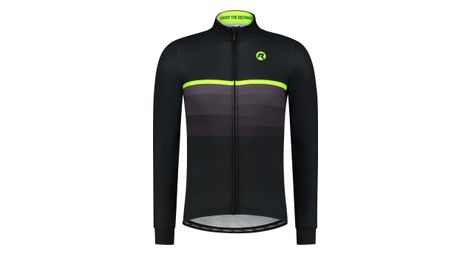 Maillot Manches Longues Velo Rogelli Hero ll - Homme - Jaune/Noir