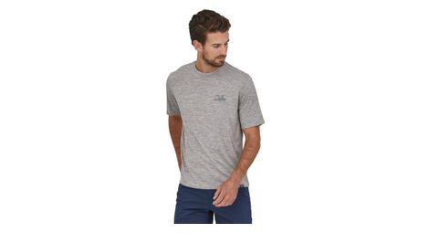 Camiseta técnica patagonia cap cool daily graphic gris