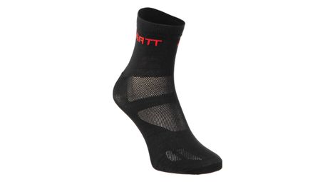 Neatt paire de chaussettes basses noir rouge