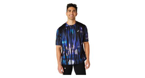 Maglia a maniche corte asics road lite-show blu uomo
