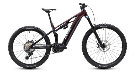 VTT Électrique Tout-Suspendu Cube Stereo Hybrid One77 HPC SLX 800 Shimano 12V 800 Wh Bosch 120 Nm 29/27.5'' Rouge/Noir 2027