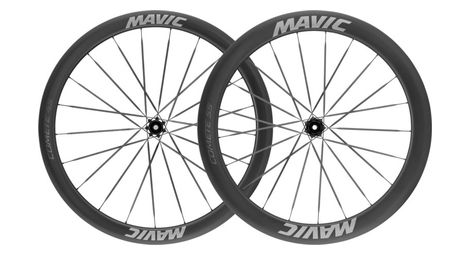 Paire de Roues Mavic Comete 45/55 700mm | 12x100 - 12x142 mm | Centerlock | Noir/Gris