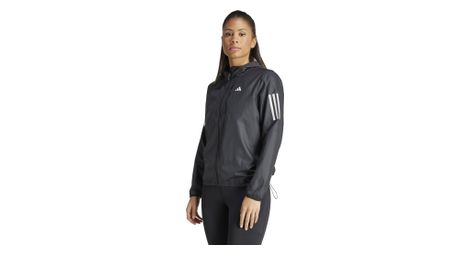 Windjacke adidas own the run schwarz damen