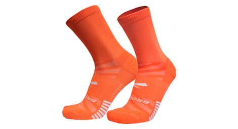 Calcetines brooks ghost lite crew naranja