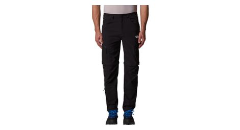 The north face exploration tapered convertible pants negro hombre