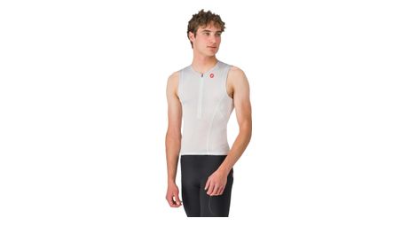 Top Castelli Free Speed 3 Homme Blanc Gris