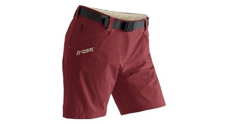 Maier sports lulaka short regular rot beige damen