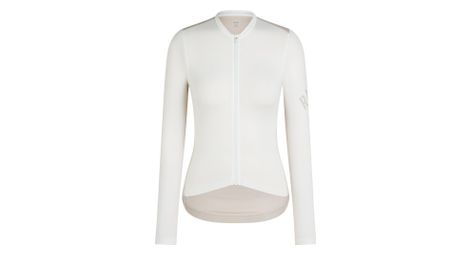 Maillot manches longues rapha pro team lightweight blanc gris femme