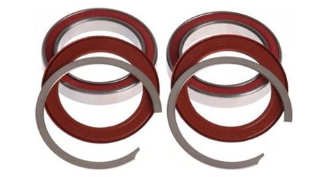 Rotor boitier roulements + caches + circlips bb30 ceramique