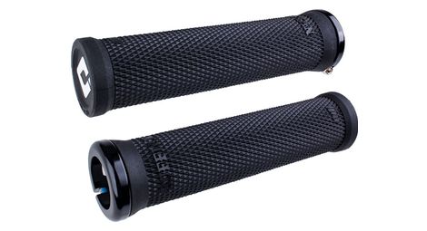 Paar odi ruffian grips v2.1 135 mm schwarz / weiß