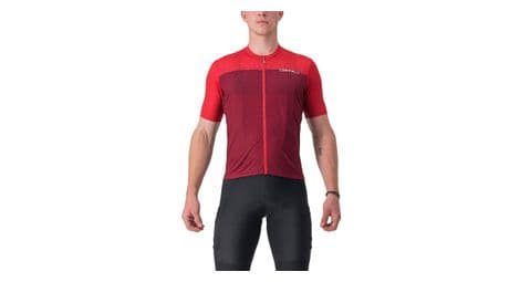 Castelli unlimited entrata short sleeve jersey red/bordeaux