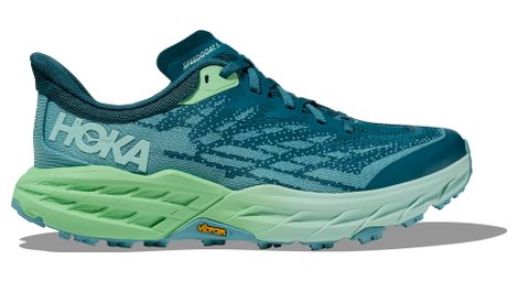 Chaussures de Trail Running Hoka Femme Speedgoat 5 Bleu Vert