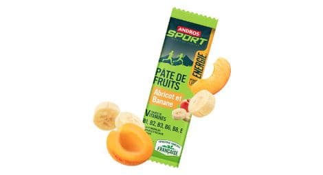 Andros sport energy pasta de frutas albaricoque/plátano 30 g