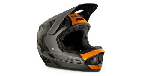 Casque intégral bluegrass legit camo orange mat 2022