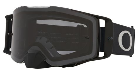 Oakley front line mx tuff blocks black gunmetal dark grey goggle / ref: oo7087-75