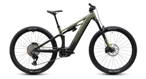 Mountain bike elettrica a sospensione integrale Cube Stereo Hybrid One44 HPC TM 800 Sram AXS 12V 800 Wh Bosch 120 Nm 27,5'' Verde Reed 2027
