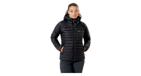 Veste en duvet rab microlight alpine noir femme 