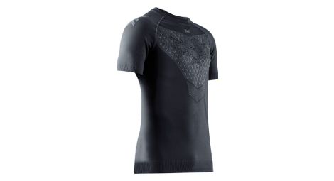 X-bionic twyce run maillot de manga corta negro/gris oscuro hombre