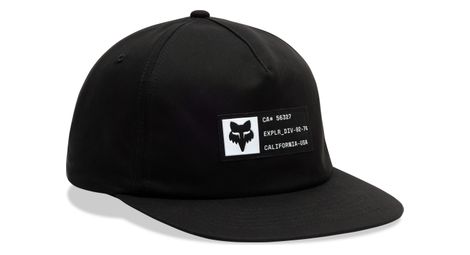 Casquette fox vision ajustable noir