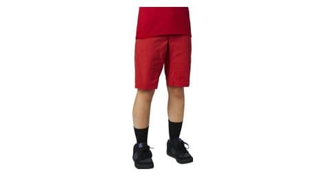 Short avec peau femme fox ranger rouge