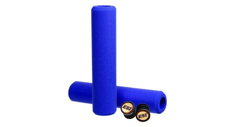 Paire de grips esi racer s bleu