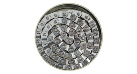 Gusset chaine demi maillon chrome 1/8 single speed