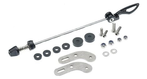 Kit d'adaptateurs pour porte-bagages arrière tubus adapter set for qr-axle-mounting (large) pour cadres sans œillets