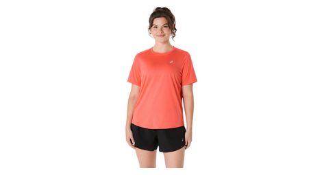 Maillot Manches Courtes Asics Core Corail Femme
