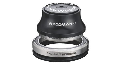 Woodman jeu de direction axis g - icr intégré conique 11/8 - 1.5 spg 20mm noir
